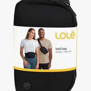 Lole Unisex Belt Bag Black
